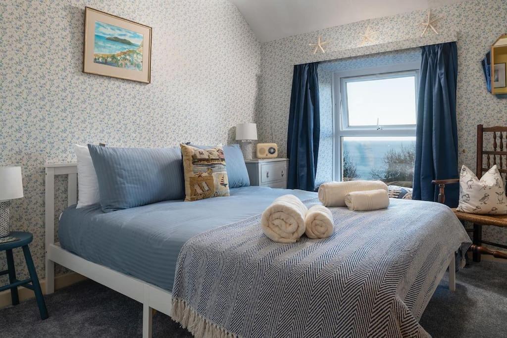 Fantastic Sea Views At Century'S Old Alma'S Cottage - Sleeps Up To 8 Guests Penmaen-mawr Dış mekan fotoğraf