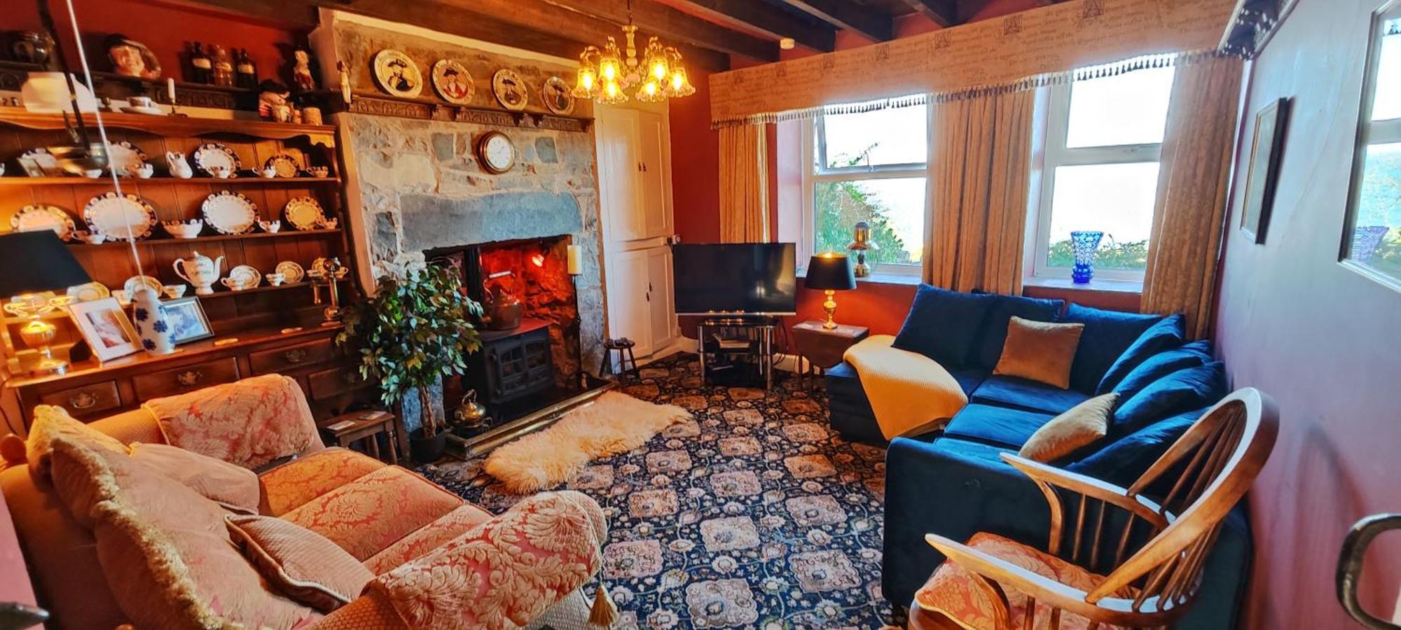 Fantastic Sea Views At Century'S Old Alma'S Cottage - Sleeps Up To 8 Guests Penmaen-mawr Dış mekan fotoğraf